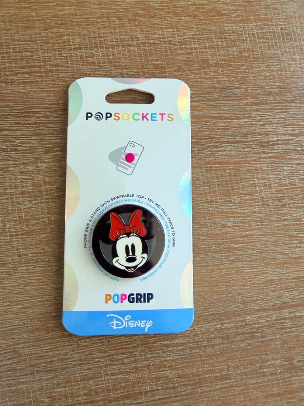 PopSocket PopGrip Disney Minnie Mouse Phone Grip - Black & Red